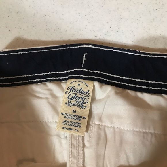 🍀 Faded Glory Boy’s short size 16 - Picture 3 of 3